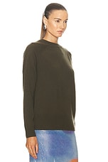 Christopher Esber Open Twist Sweater in Khaki, view 3, click to view large image.