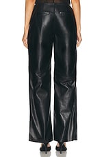 Christopher Esber Redux Leather Trouser in Black, view 4, click to view large image.