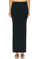 Christopher Esber Maparadita Midi Skirt in Black, view 4, click to view large image.