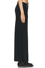 Christopher Esber Moodstone Ruched Skirt in Black, view 3, click to view large image.