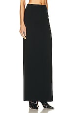 Christopher Esber Tailored Column Skirt in BLACK, view 2, click to view large image.