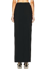 Christopher Esber Tailored Column Skirt in BLACK, view 3, click to view large image.