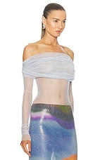 Christopher Esber Veiled Top in Mist, view 2, click to view large image.