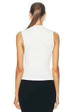 Christopher Esber Moodstone Tank Top in White, view 4, click to view large image.