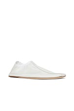 Christopher Esber Mesh Flat in White, view 2, click to view large image.