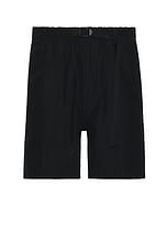 Carhartt WIP Hayworth Short in Black Rinsed, view 1, click to view large image.