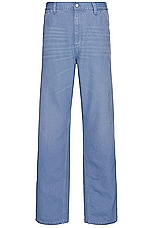Carhartt WIP Single Knee Pant in Bay Blue, view 1, click to view large image.