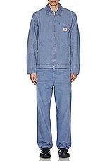 Carhartt WIP Single Knee Pant in Bay Blue, view 7, click to view large image.