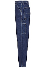 Carhartt WIP Single Knee Pant in Blue, view 3, click to view large image.