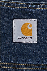 Carhartt WIP Single Knee Pant in Blue, view 4, click to view large image.