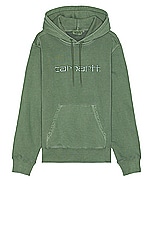 Carhartt WIP Duster Hoodie in Park Garment Dyed, view 1, click to view large image.