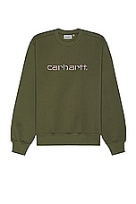Carhartt WIP Carhartt Sweater in Dundee & Glassy Pink, view 1, click to view large image.