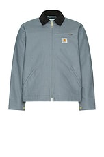 Carhartt WIP Detroit Jacket in Dove Grey & Black | FWRD Carhartt WIP Detroit Jacket in Dove Grey & Black | FWRD