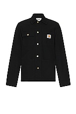 Carhartt WIP Michigan Coat in Black, view 1, click to view large image.
