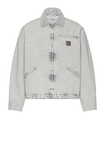 Carhartt WIPデトロイトジャケット DETROIT Jacket M Carhartt WIP OG Detroit Jacket in Chalk Wash Black | FWRD