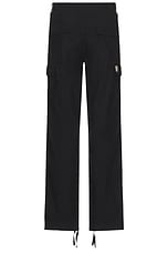 Carhartt WIP Regular Cargo Pant in Black Rinsed, view 2, click to view large image.