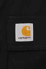 Carhartt WIP Regular Cargo Pant in Black Rinsed, view 5, click to view large image.