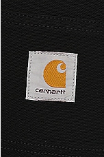 Carhartt WIP Double Knee Pant in Black Rinsed, view 4, click to view large image.