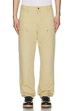 Carhartt WIP Double Knee Pant in Bourbon, view 5, click to view large image.