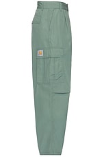 Carhartt WIP Cole Cargo Pant in Park Rinsed, view 3, click to view large image.
