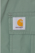 Carhartt WIP Cole Cargo Pant in Park Rinsed, view 4, click to view large image.