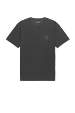 Carhartt WIP Short Sleeve Nelson T-shirt in Charcoal Garment Dyed, view 1, click to view large image.