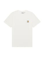 Carhartt WIP Short Sleeve Nelson T-shirt in Wax Garment Dyed, view 1, click to view large image.