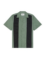 Carhartt WIP Short Sleeve Durango Shirt in Park Black, view 1, click to view large image.
