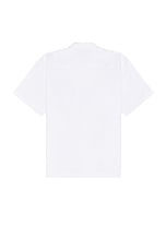 Carhartt WIP Short Sleeve Delray Shirt in White & Black, view 2, click to view large image.