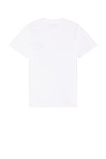 Carhartt WIP Short Sleeve American Script T-Shirt in White, view 2, click to view large image.