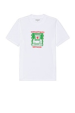 Carhartt WIP Short Sleeve Fixed Bugs T-shirt in White, view 1, click to view large image.