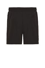Carhartt WIP Tobes Swim Trunks in Black & White, view 2, click to view large image.