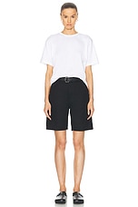 Carhartt WIP Pierce Short in Black, view 4, click to view large image.