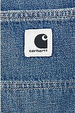Carhartt WIP Pierce Straight in Blue Dark Used Wash, view 5, click to view large image.