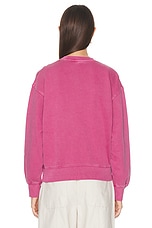 Carhartt WIP Nelson Sweatshirt in Magenta, view 3, click to view large image.