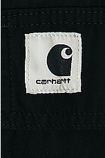Carhartt WIP Jet Cargo Pant in Black, view 6, click to view large image.