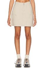 Carhartt WIP Maeve Double Knee Mini Skirt in Fleur De Sel | FWRD