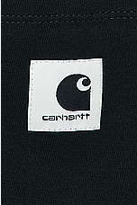 Carhartt WIP Short Sleeve Pocket T-Shirt in Black, view 5, click to view large image.