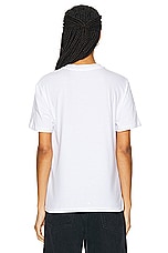 Carhartt WIP Short Sleeve Pocket T-Shirt in White, view 3, click to view large image.