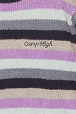 Camp High Mohair Sweater In Purple Reign in Purple Reign, view 3, click to view large image.