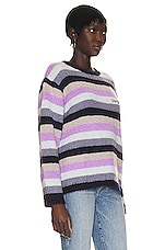 Camp High Mohair Sweater In Purple Reign in Purple Reign, view 2, click to view large image.