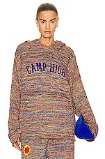 Camp High Knit Spectrum Hoodie in Multi | FWRD