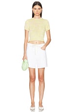 Citizens of Humanity Brynn Drawstring Short in Fresco, view 4, click to view large image.