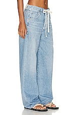 Citizens of Humanity Brynn Drawstring Trouser in Blue Lace, view 2, click to view large image.