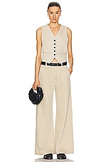Citizens of Humanity Beverly Trouser in Taos Sand, view 4, click to view large image.