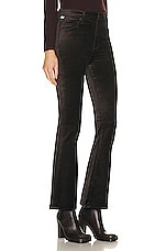 Citizens of Humanity Lilah Velvet High Rise Bootcut in Pony, view 2, click to view large image.