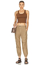 Citizens of Humanity Agni Utility Pant in Cocolette, view 4, click to view large image.