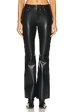 Citizens of Humanity Recycled Leather Lilah Pant in Black, view 1, click to view large image.