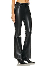 Citizens of Humanity Recycled Leather Lilah Pant in Black, view 2, click to view large image.