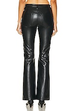 Citizens of Humanity Recycled Leather Lilah Pant in Black, view 3, click to view large image.